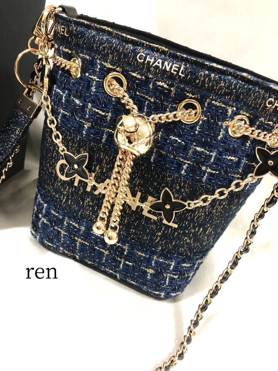 希少新品 CHANEL シャネル ノベルティ ショルダーバッグ ゴールド
