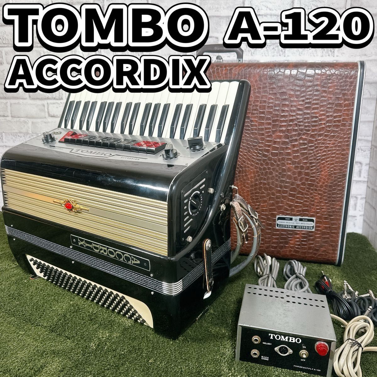 Yahoo!オークション - 希少 TOMBO トンボ ACCORDIX A-120 電子アコーデ