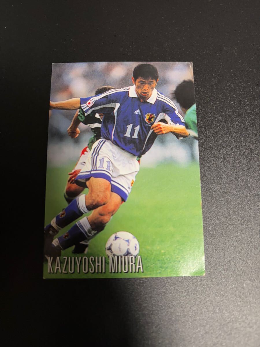 Yahoo!オークション - 三浦知良 jリーグチップス カルビー 日本代表 サ