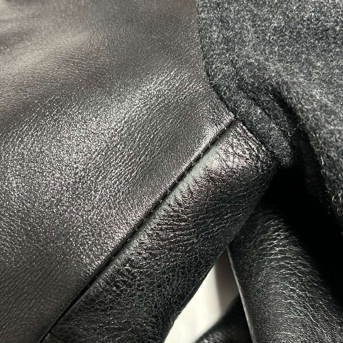 COMME des GARCONS HOMME スタジャン レザー Johnson Leathers
