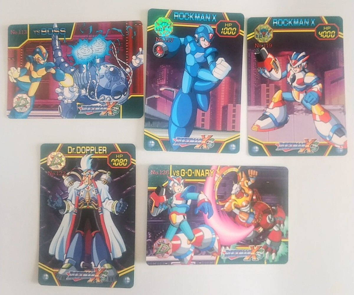 レア 当時物 ロックマンX X3 カードダス11枚セット ゼロ キラカード1枚