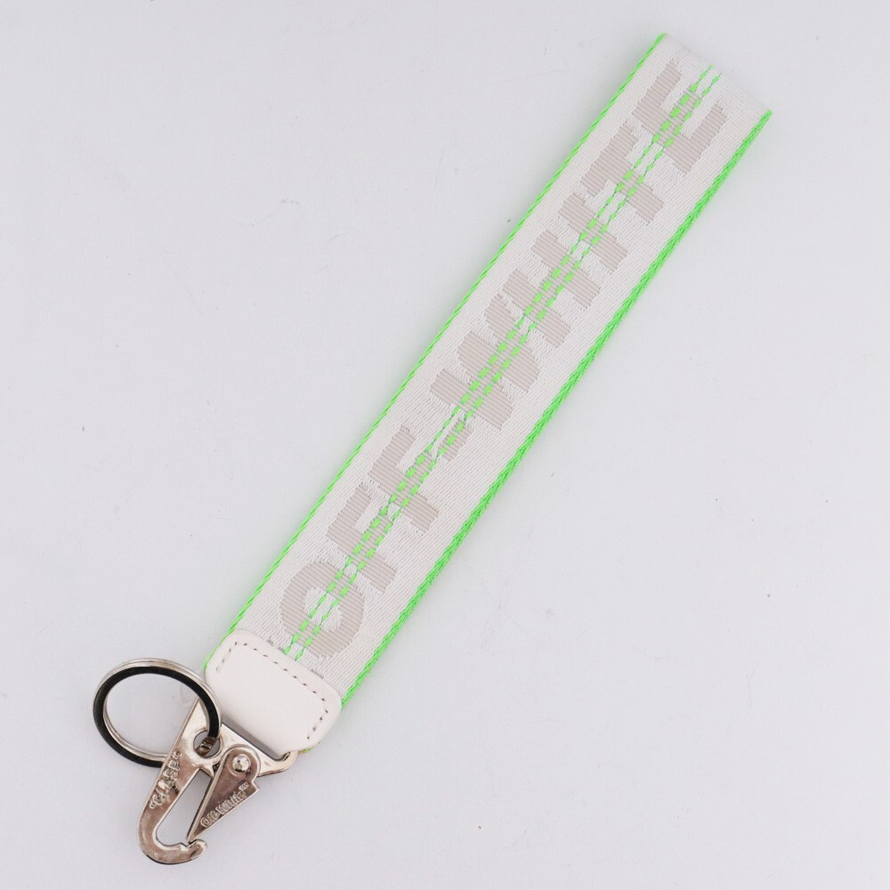 OFF-WHITE インダストリアル キーチェーン ホワイト オフホワイト