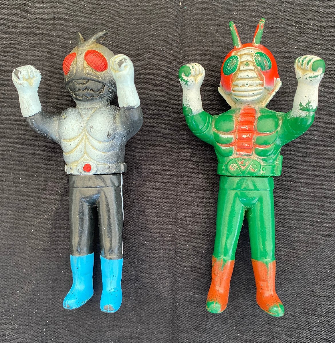 ⚠️当時物仮面ライダーガマギラーミニソフビ昭和レトロ旧バンダイ