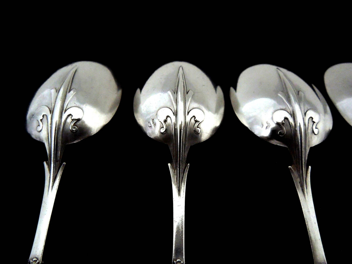 希少♪】 カルディヤック スプーン 6本セット ルネサンス 純銀 伯爵家