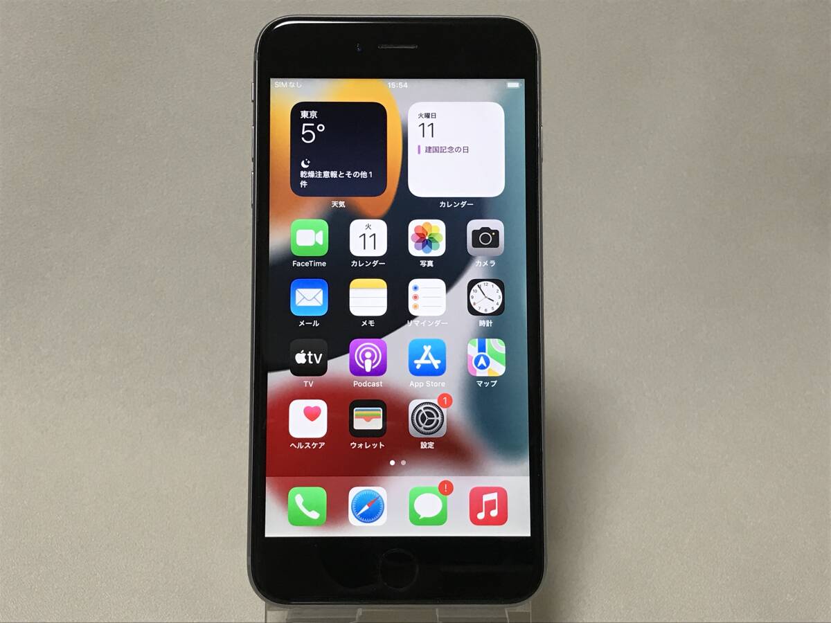 送料無料 【極美品】iPhone 6s Plus 32GB MN2V2TH/A スペースグレイ