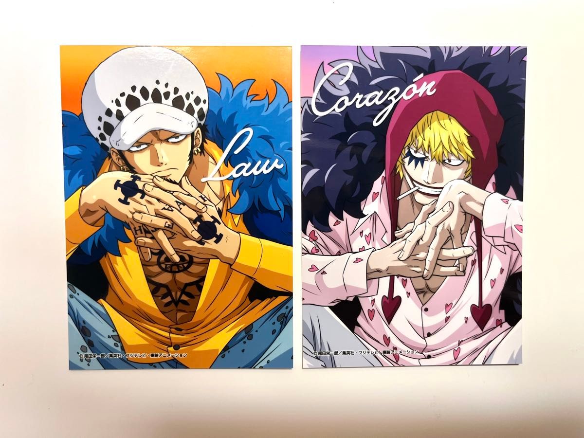 ONEPIECE ワンピースエンスカイ 生ブロマイド ロー コラソン 2枚セット
