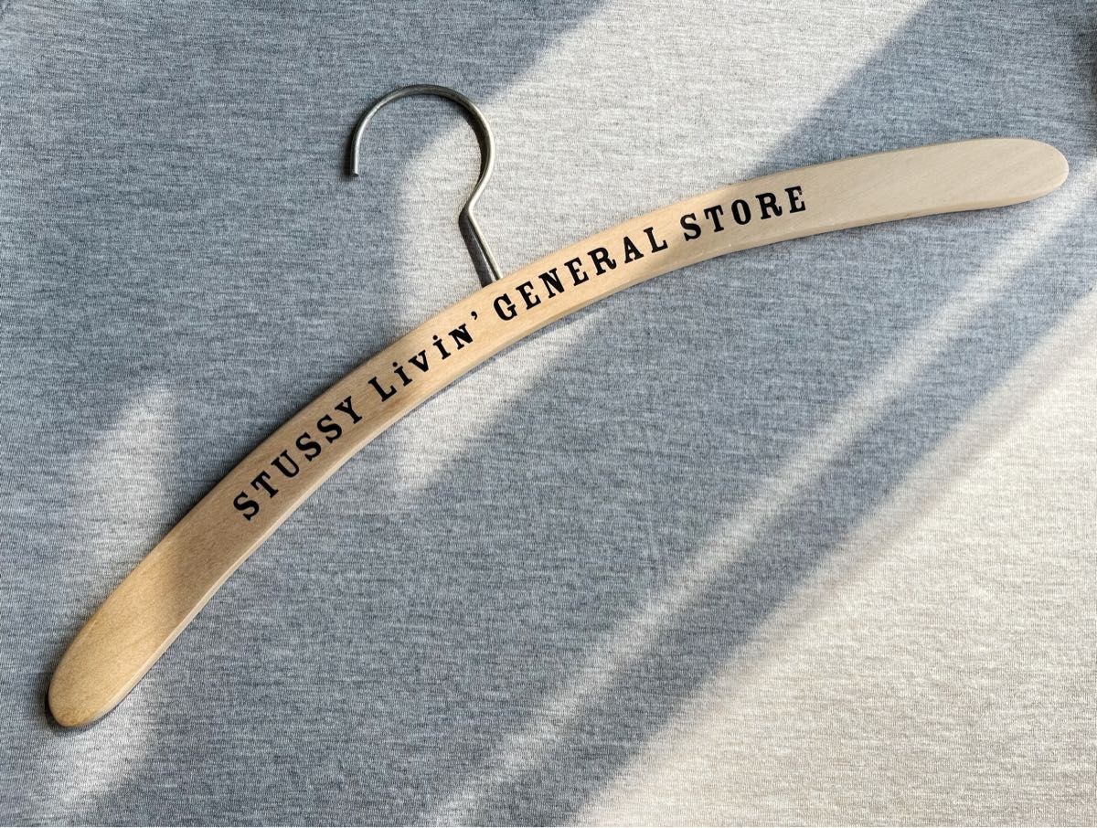 新品未使用 STUSSY Livin GENERAL STORE Wood Hanger ハンガー