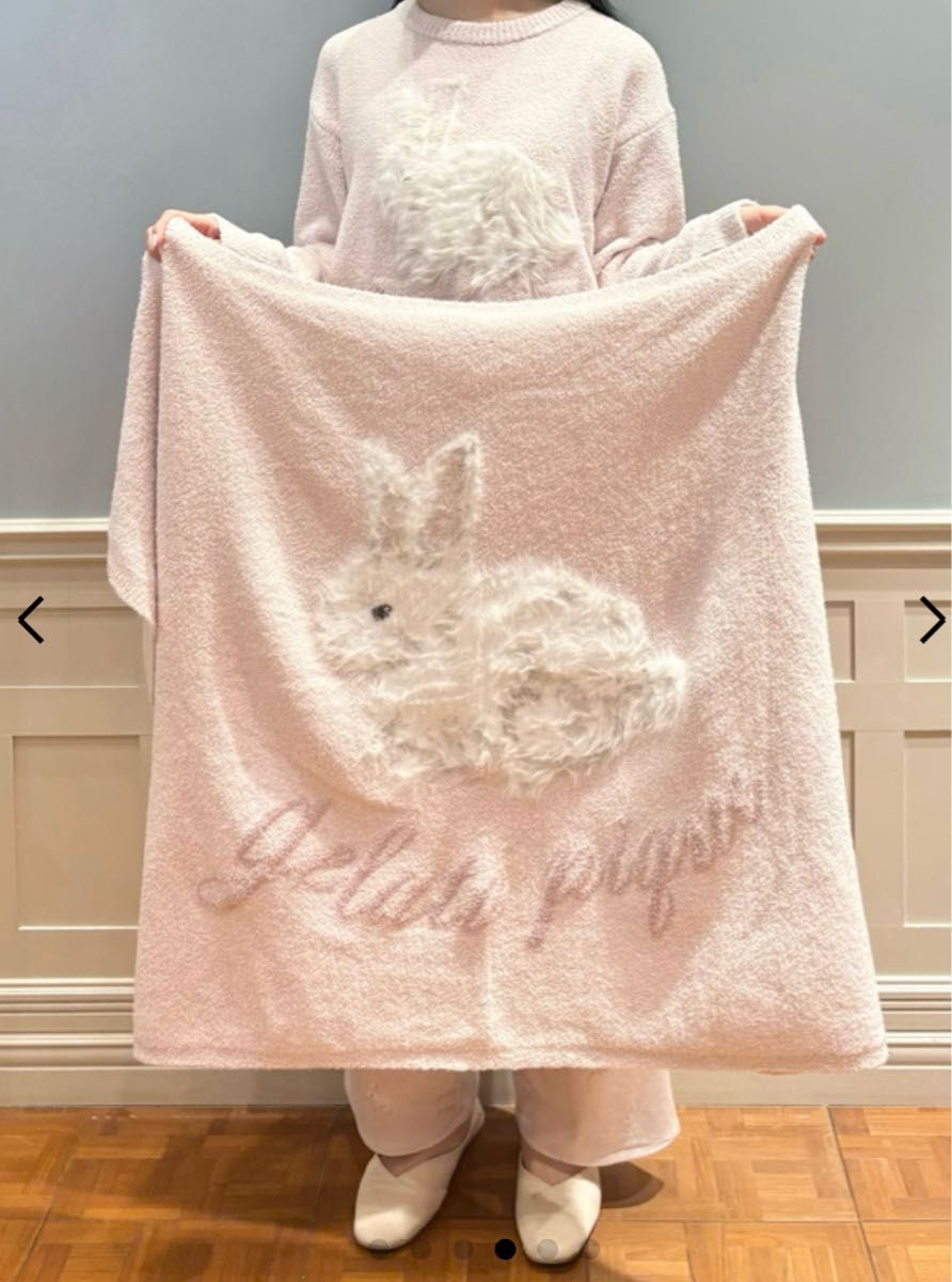 ジェラートピケ ベビモコラビットジャガードブランケット｜Yahoo
