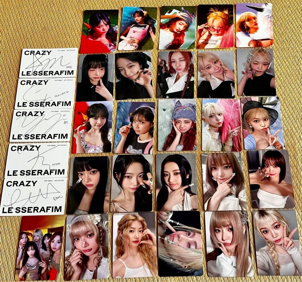LE SSERAFIM ルセラフィム CRAZY HOT ラキドロ 特典 フォトカード