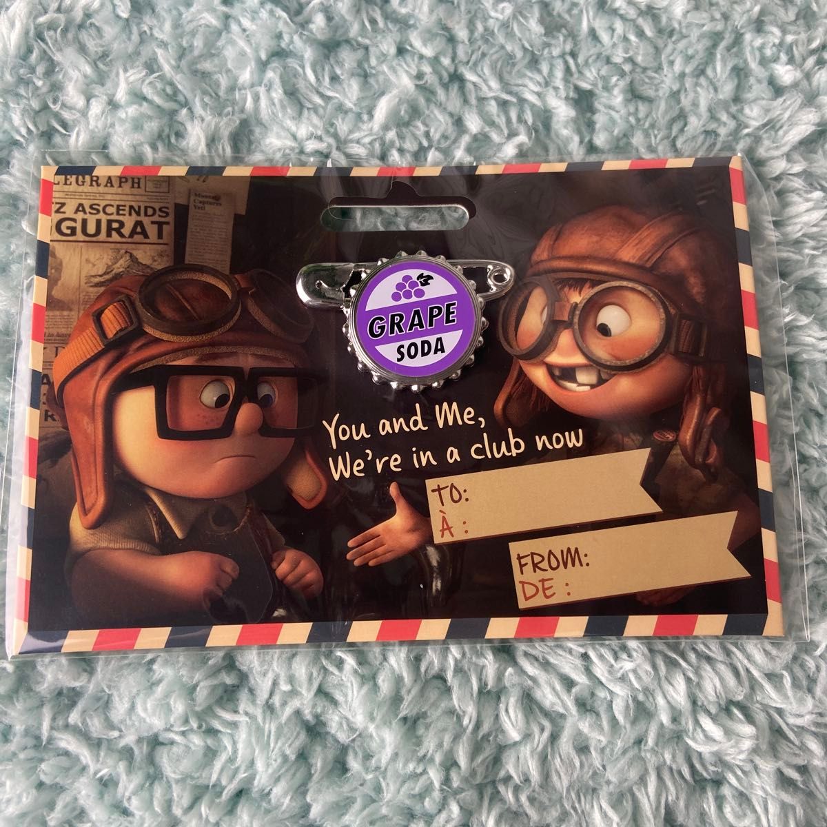 ディズニー ピクサー カールじいさんの空飛ぶ家 ピンバッジ グレープ