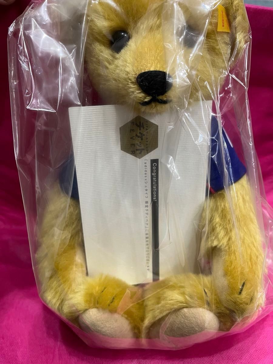 シュタイフ テディベア アディダス 300体限定 日韓ワールドカップ限定