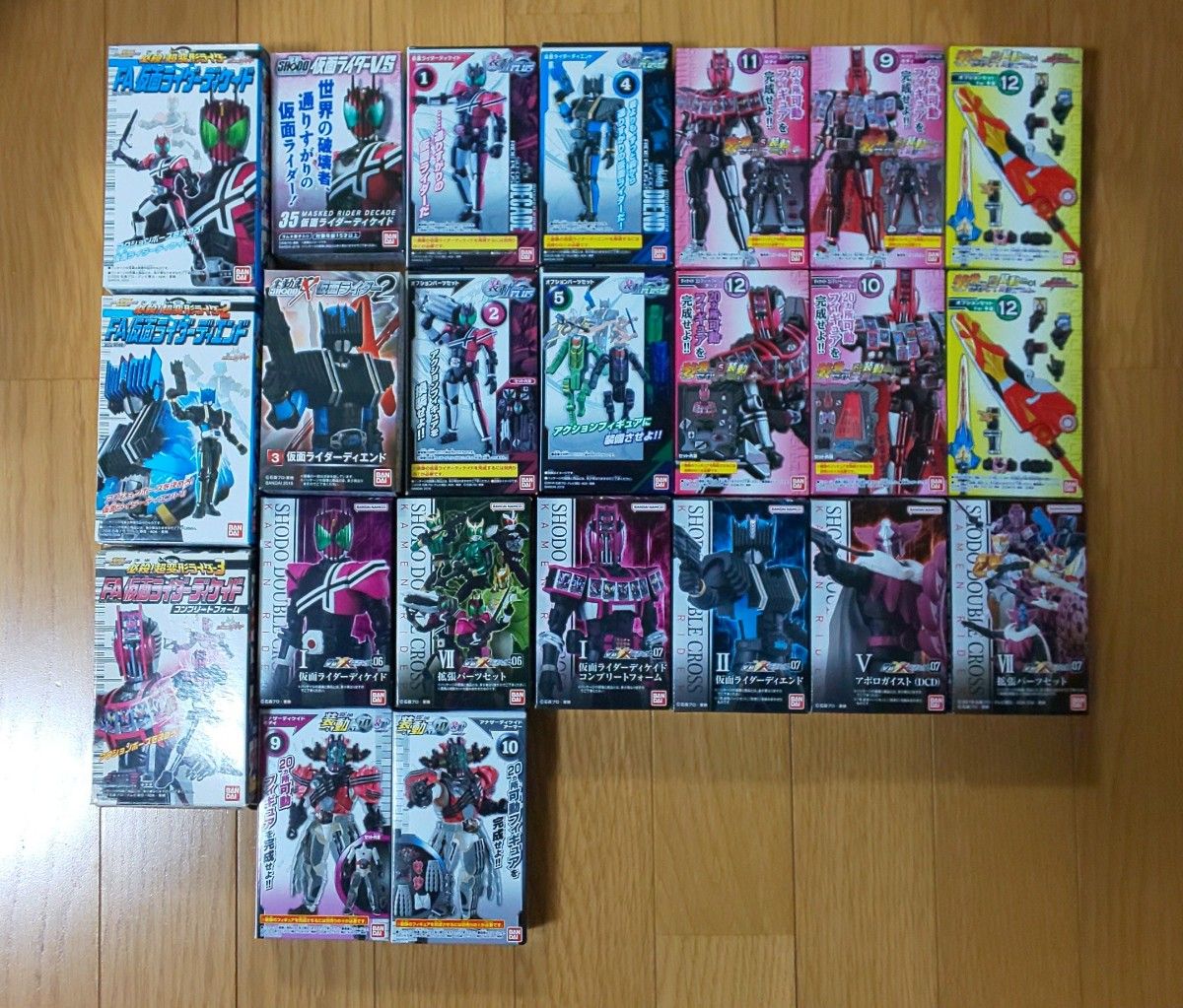 入手困難品！SHODO‐XX仮面ライダーディケイド フルコンプリートセット