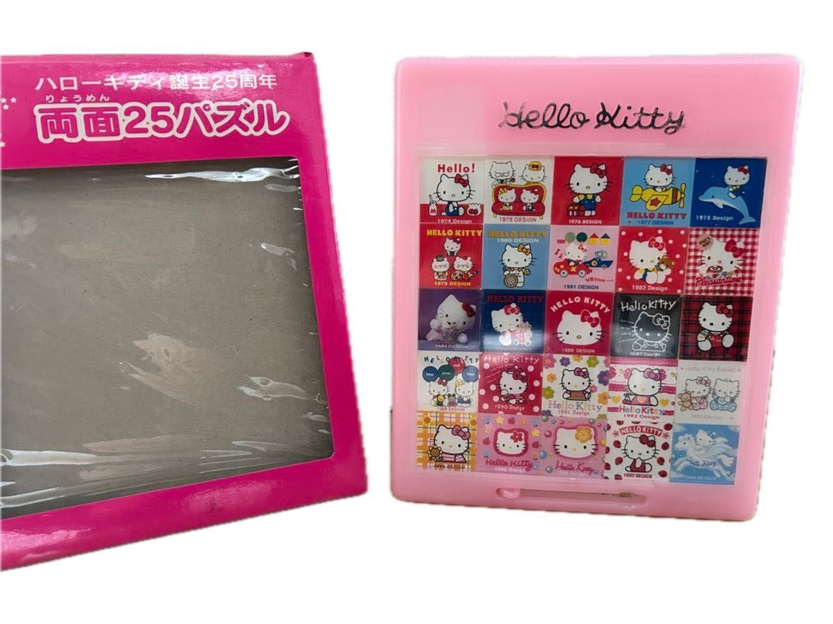ハローキティ 両面25パズル サンリオ 平成レトロ 歴代キティ キティ