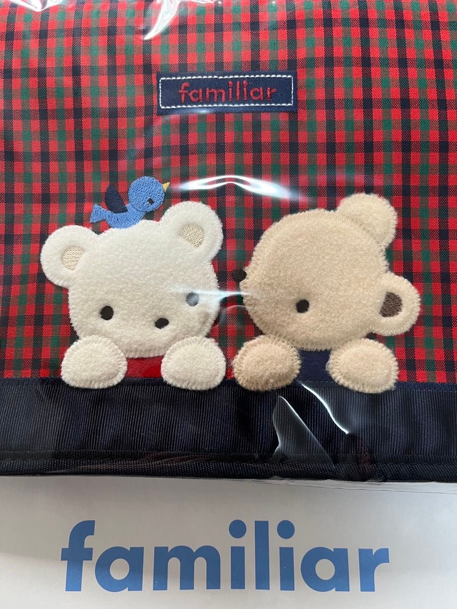 新品未開封】familiar ファミリア 母子手帳ケース L （003） 赤系