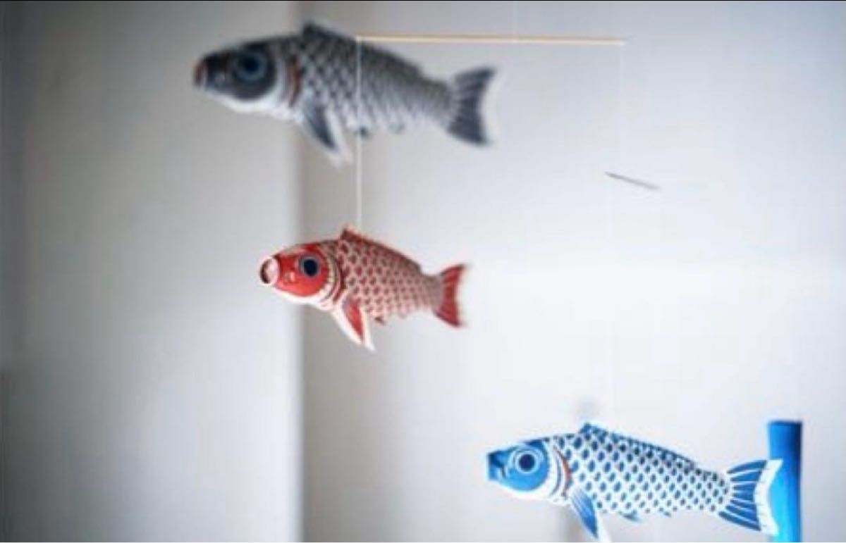 いせ辰 鯉 のぼり モビール 黒 端午の節句 鯉のぼり 初節句 お祝い