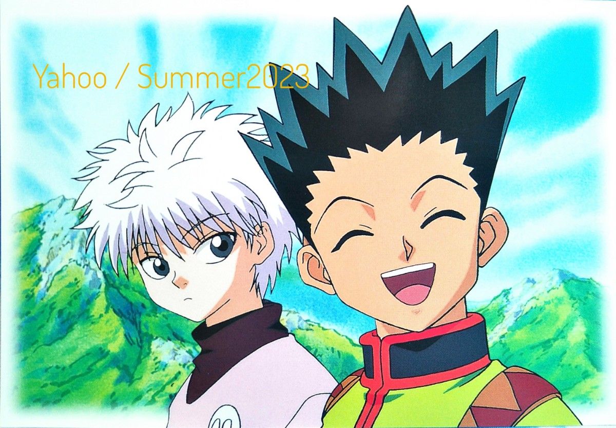 HUNTER×HUNTER ブロマイド ゴン キルア No 06 レア キラ ホログラム