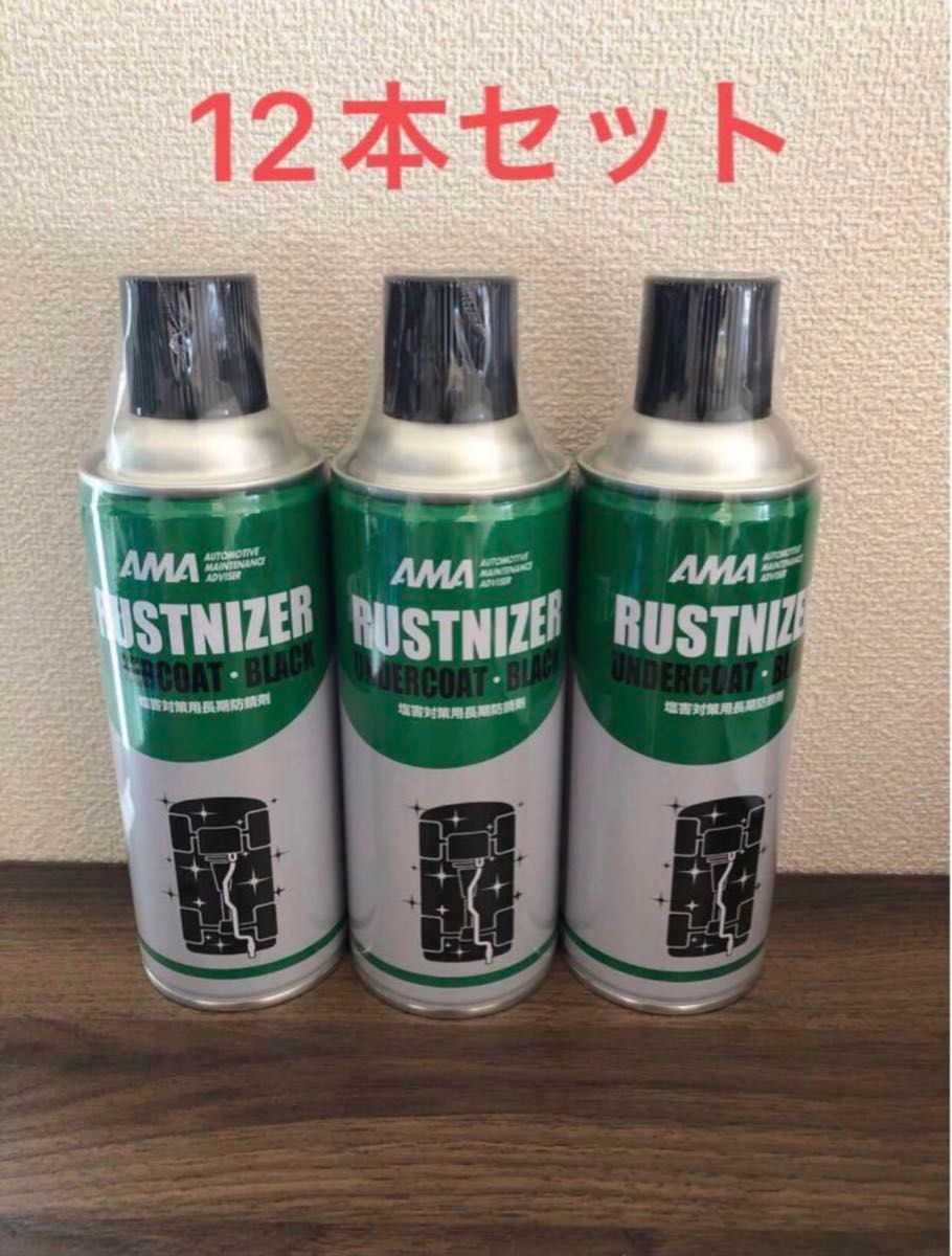 ラストナイザー ブラック 12本 アンダーコート オベロン 塩害対策用