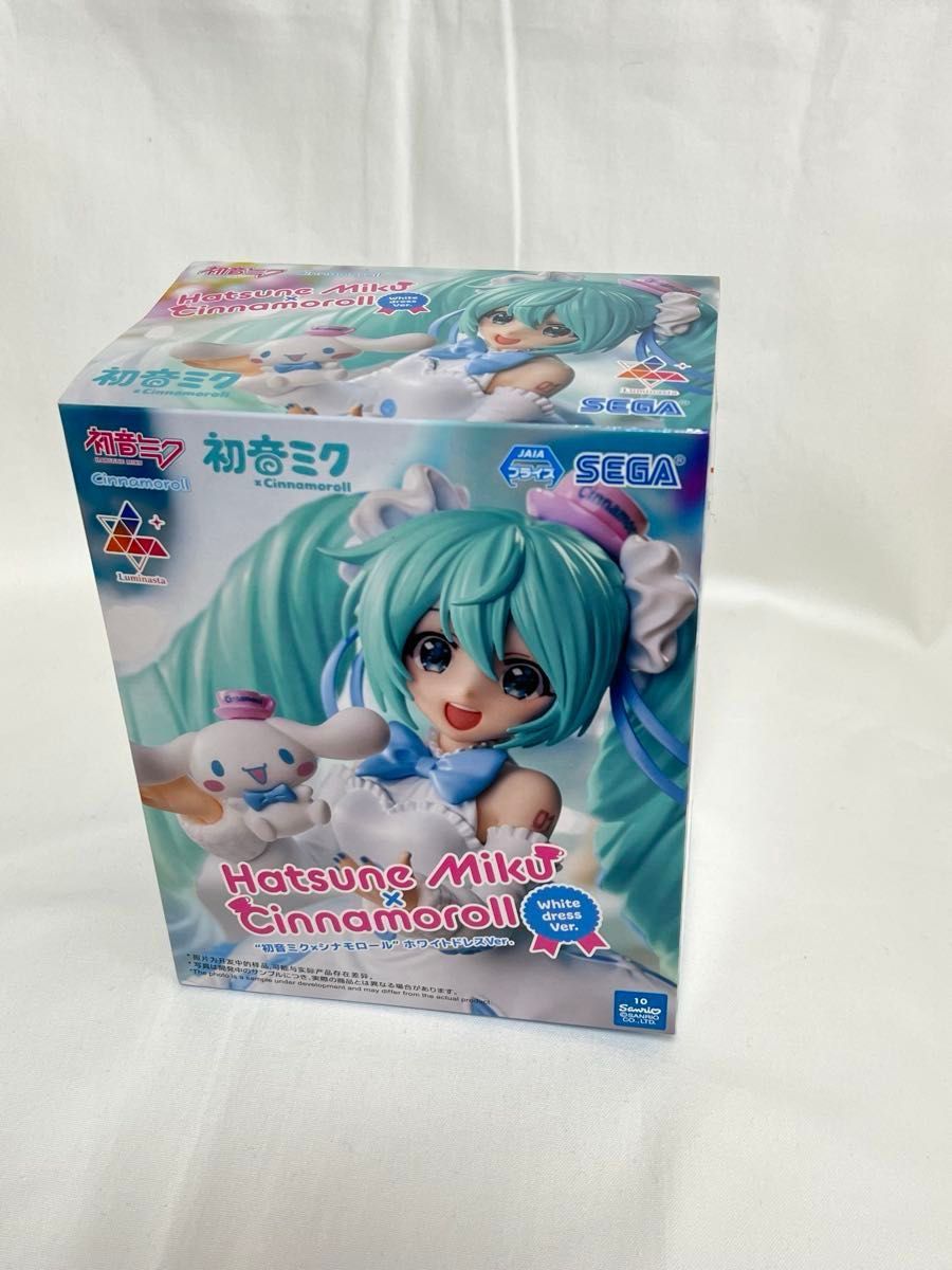 Luminasta 初音ミク×シナモロール ホワイトドレスVer フィギュア