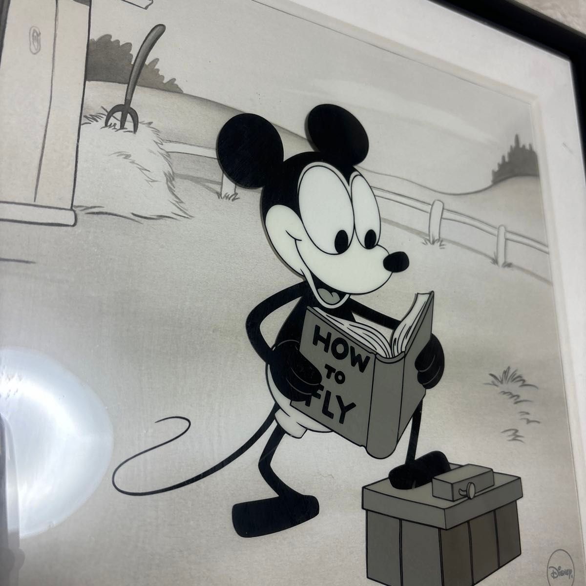 ディズニー ミッキーマウス セル画 Mickey モノクロ｜Yahoo!フリマ（旧