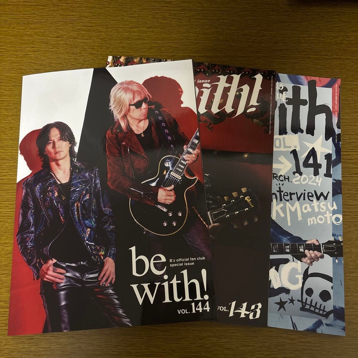 B'z ビーズ ファンクラブ会報誌 vol 141 143 144 3冊セット｜Yahoo