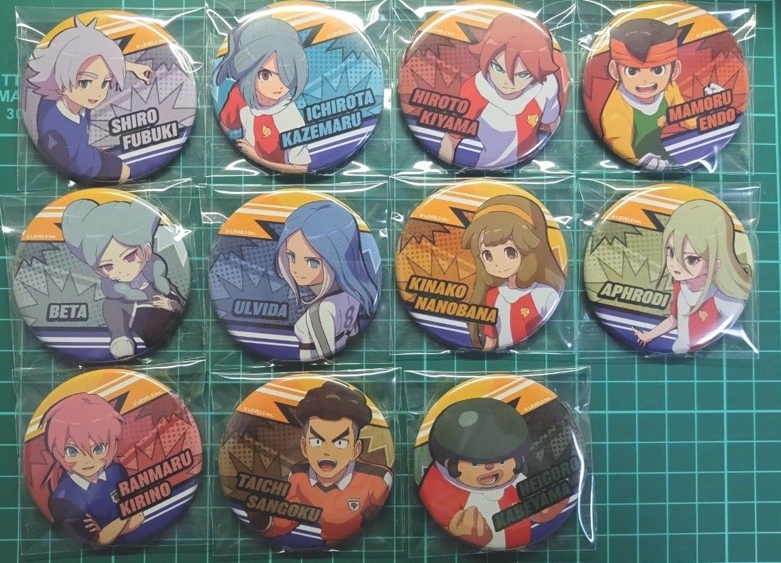 イナズマイレブン英雄たちのヴィクトリーロード人気投票記念缶バッジ11