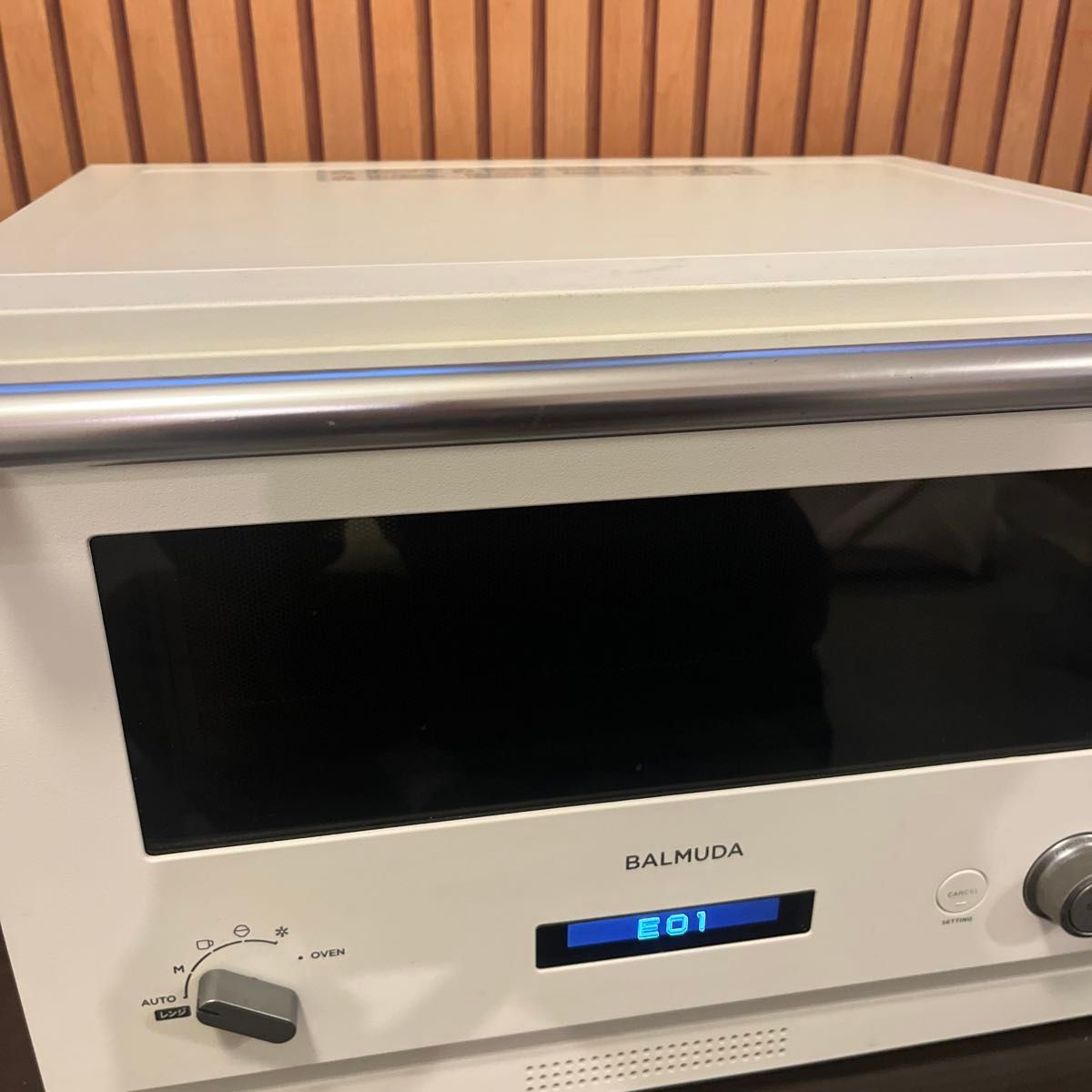 ジャンク】BALMUDA バルミューダ オーブンレンジ 電子レンジ エラー