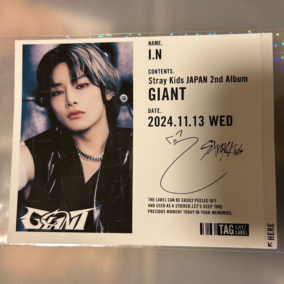 Stray Kids リノ TOP サイン straykids リノ ハン 直筆サイン skz2020