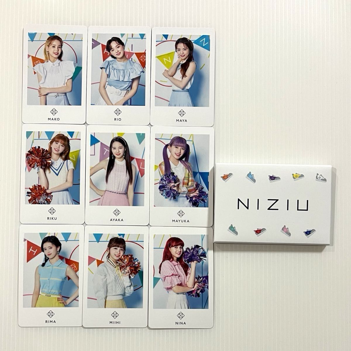 NiziU フォトカードセット（全メンバー9枚入り）JYP POPUP STORE 2021