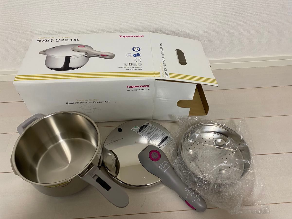 新品未使用】タッパーウェア レインボークッカー圧力鍋 4 5｜Yahoo