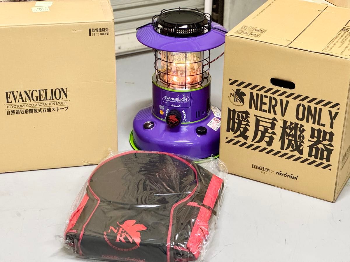 TOYOTOMI トヨトミ エヴァンゲリオンコラボ 初号機モデル 石油ストーブ