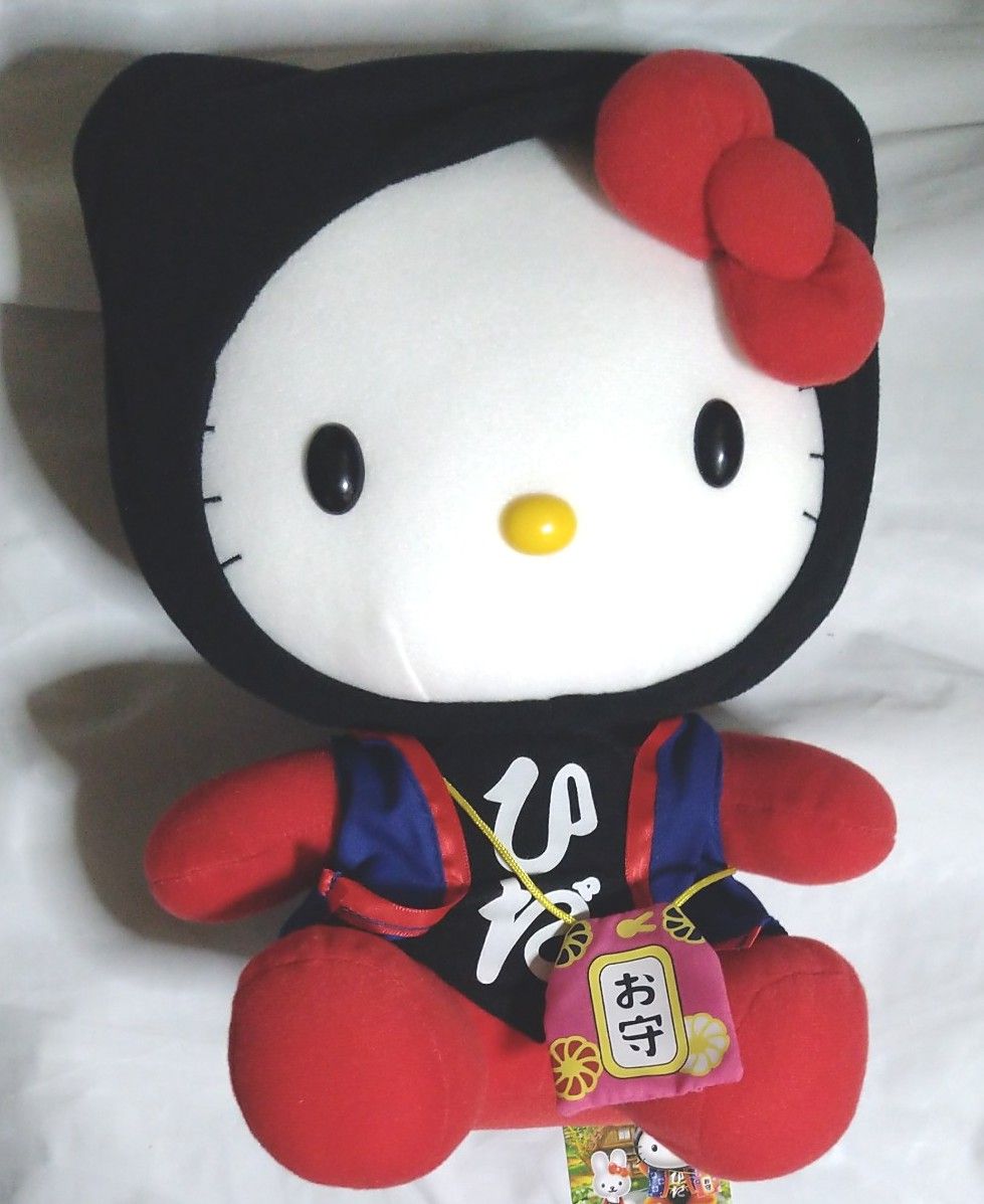 岐阜限定】ハローキティ さるぼぼ 飛騨路 サンリオ BIG ぬいぐるみ