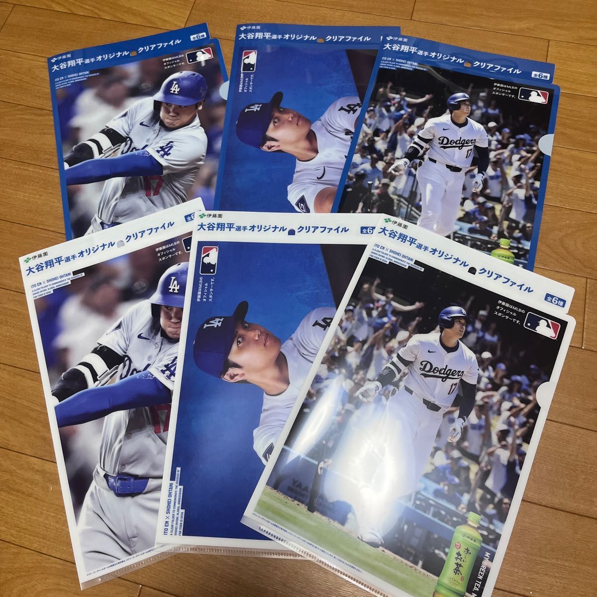 大谷翔平 クリアファイル 全6種セット おーいお茶 コンビニ｜Yahoo