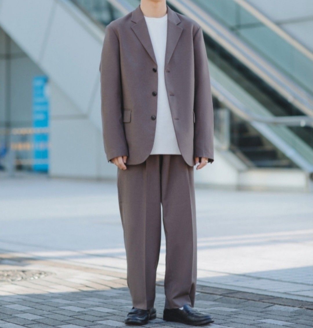 新品未使用】ユニクロC 感動ジャケット ダークブラウン Lサイズ