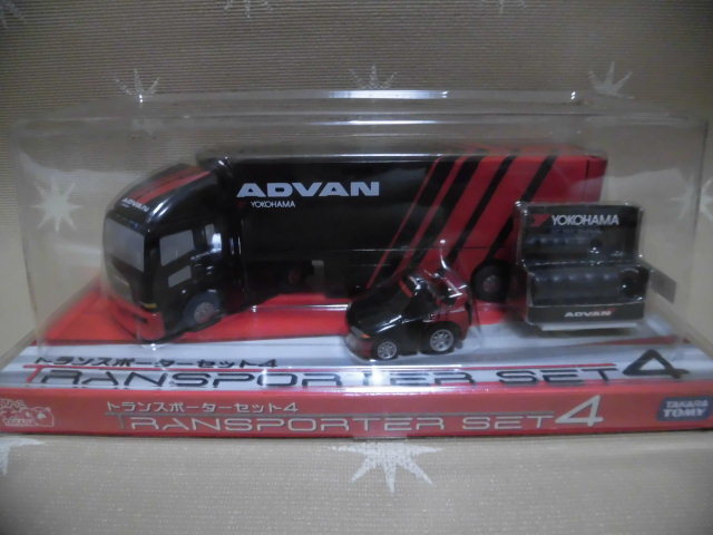 ちびっこチョロQ トランスポーター トラック野郎 ニスモGT-R アドバン