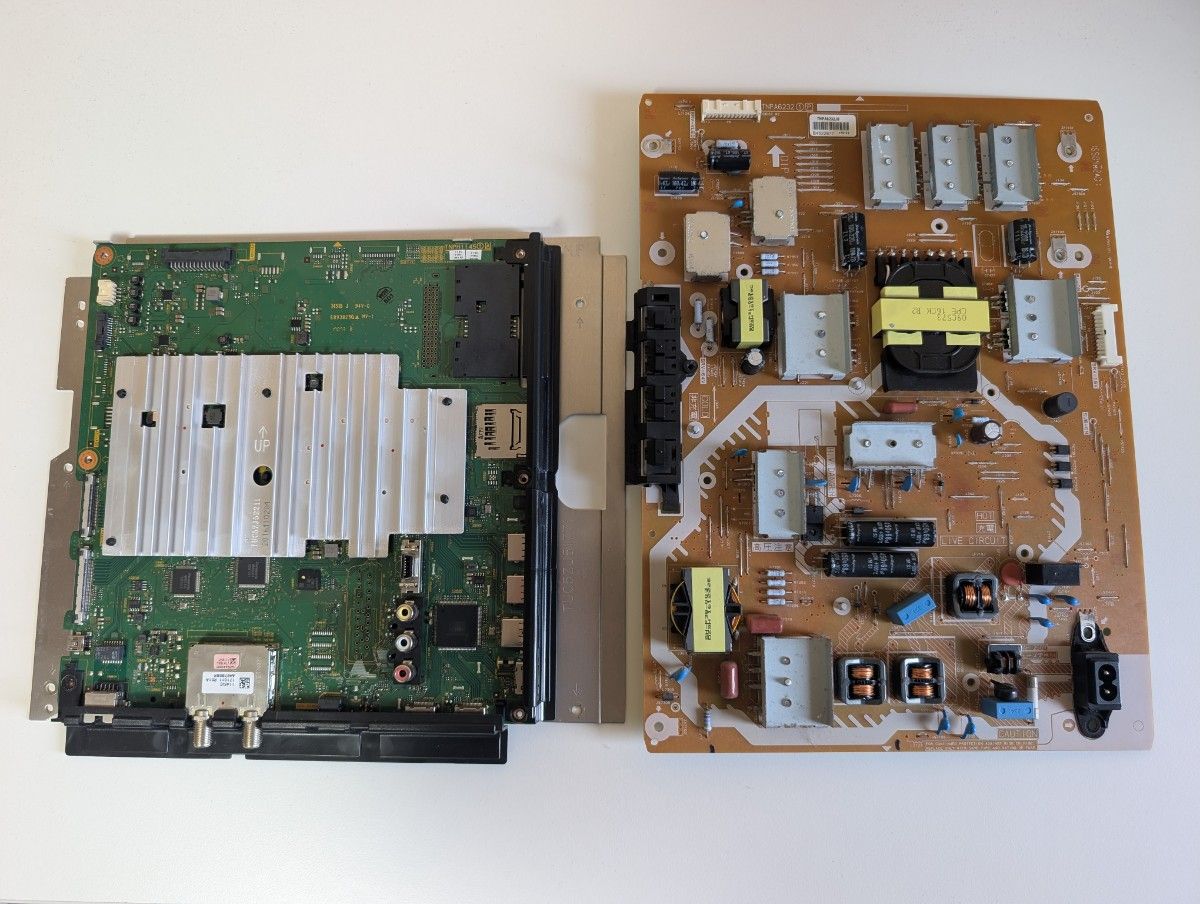 ジャンク Panasonic VIERA TH-49DX750 メイン基板 電源基板