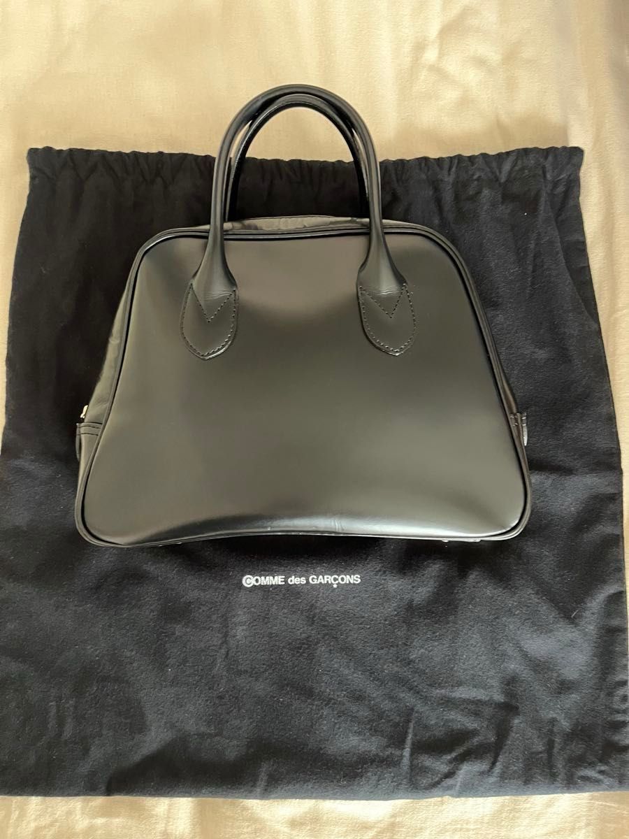 コムデギャルソン 台形ステアバッグ 青山バッグ サイズ3 レザー