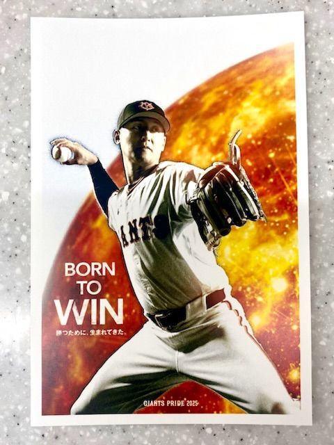 非売品 ジャイアンツ 吉川尚輝 2025 キービジュアル ポストカード