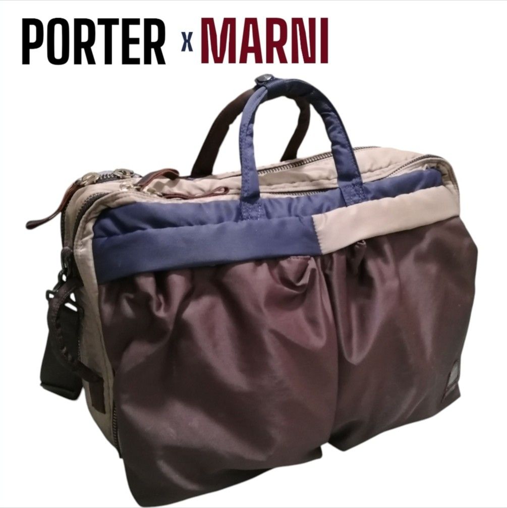 レア】MARNI × PORTER 3WAY ビジネスバッグ タンカー ポーター 吉田
