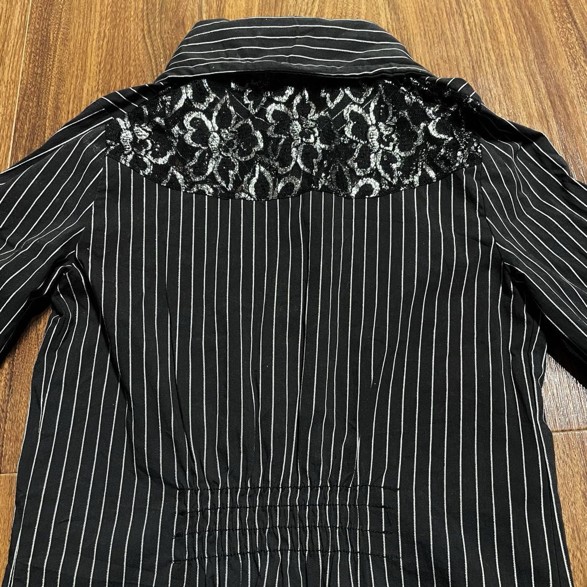 希少 レア d i a 薔薇レースブラウス ダイヤ y2k 平成ギャル 黒