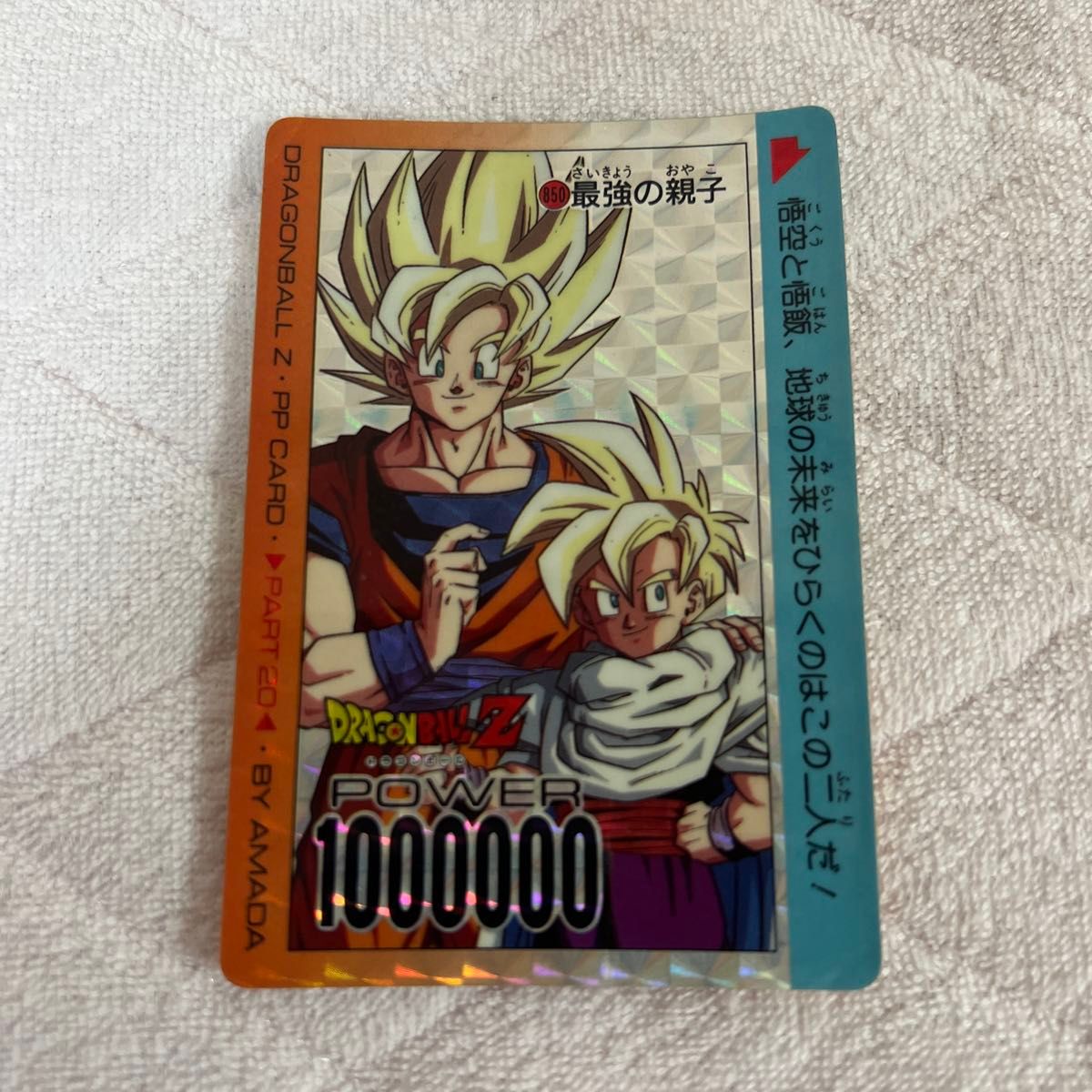 孫悟空 孫悟飯 スーパーサイヤ人 セル決戦 カードダス ドラゴンボール