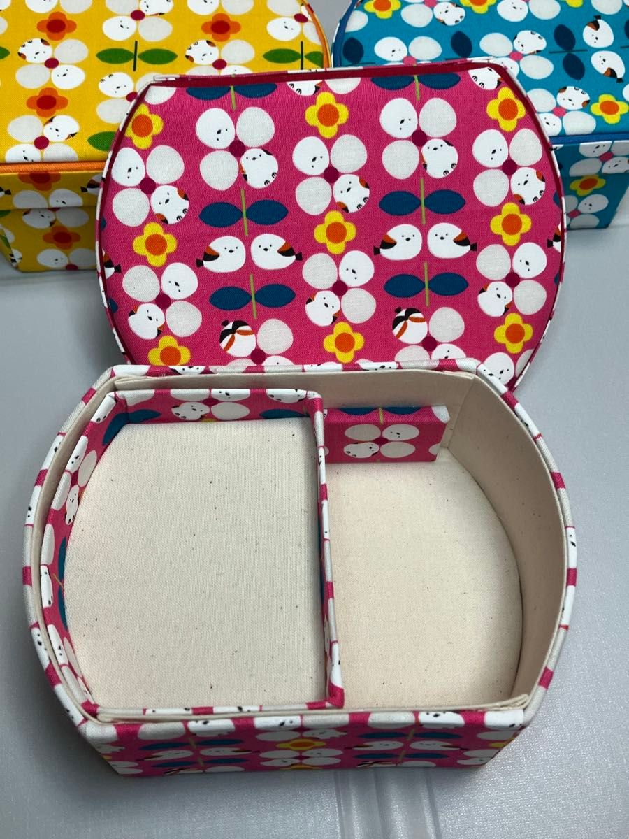 カルトナージュの裁縫箱（赤 大）ソーイングボックス 小物入れ｜Yahoo