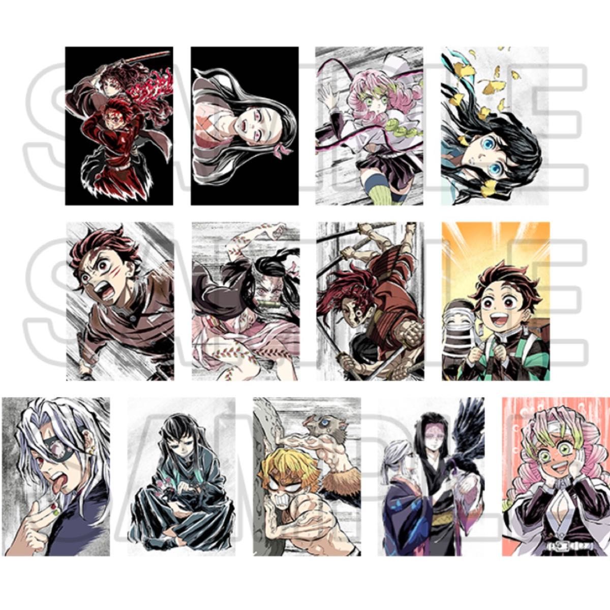 鬼滅の刃 全集中展 刀鍛冶の里編・柱稽古編 幕間画ポストカードセットA