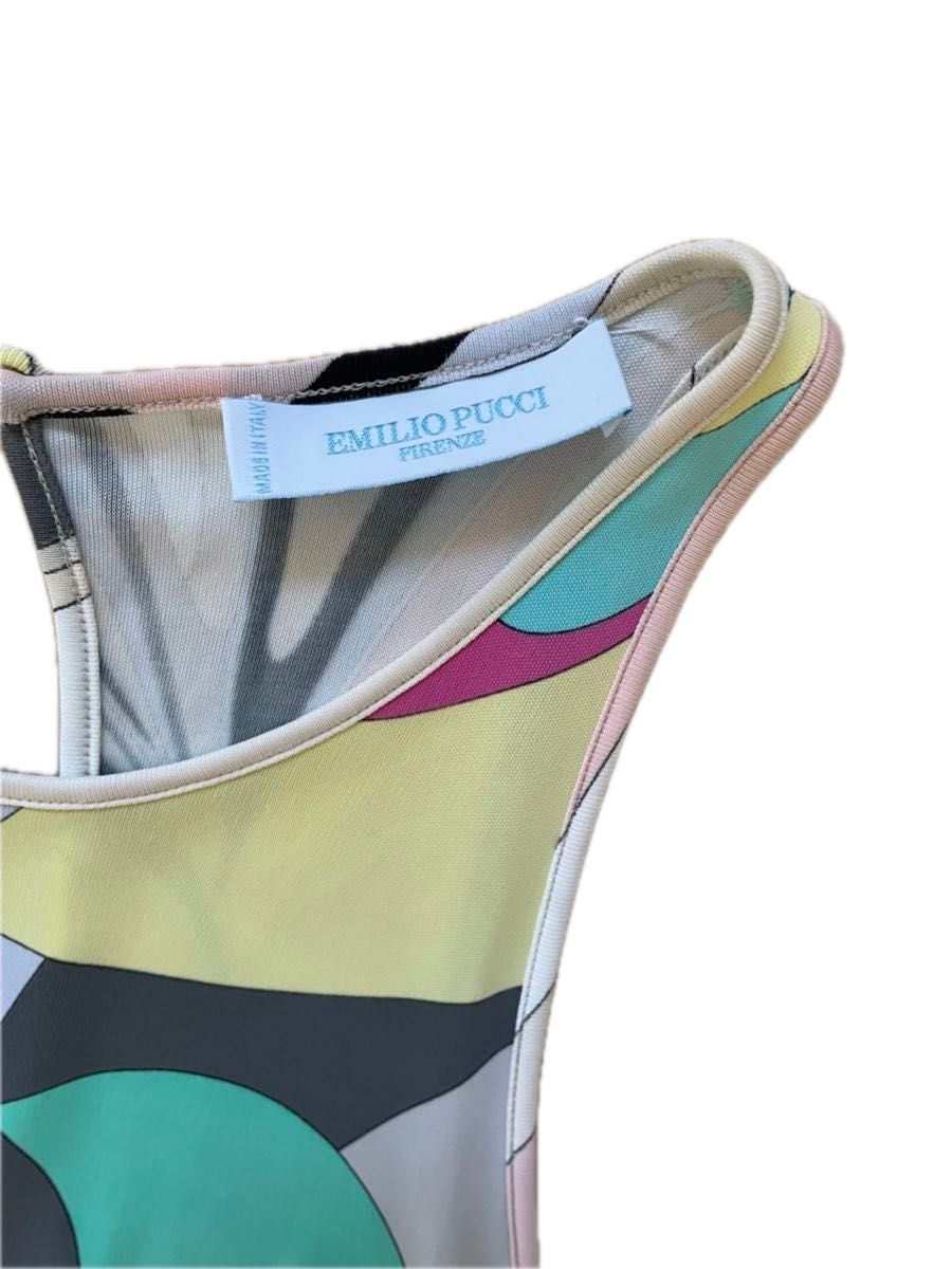 EMILIO PUCCI エミリオプッチ ワンピース ノースリーブ 34 ピンク