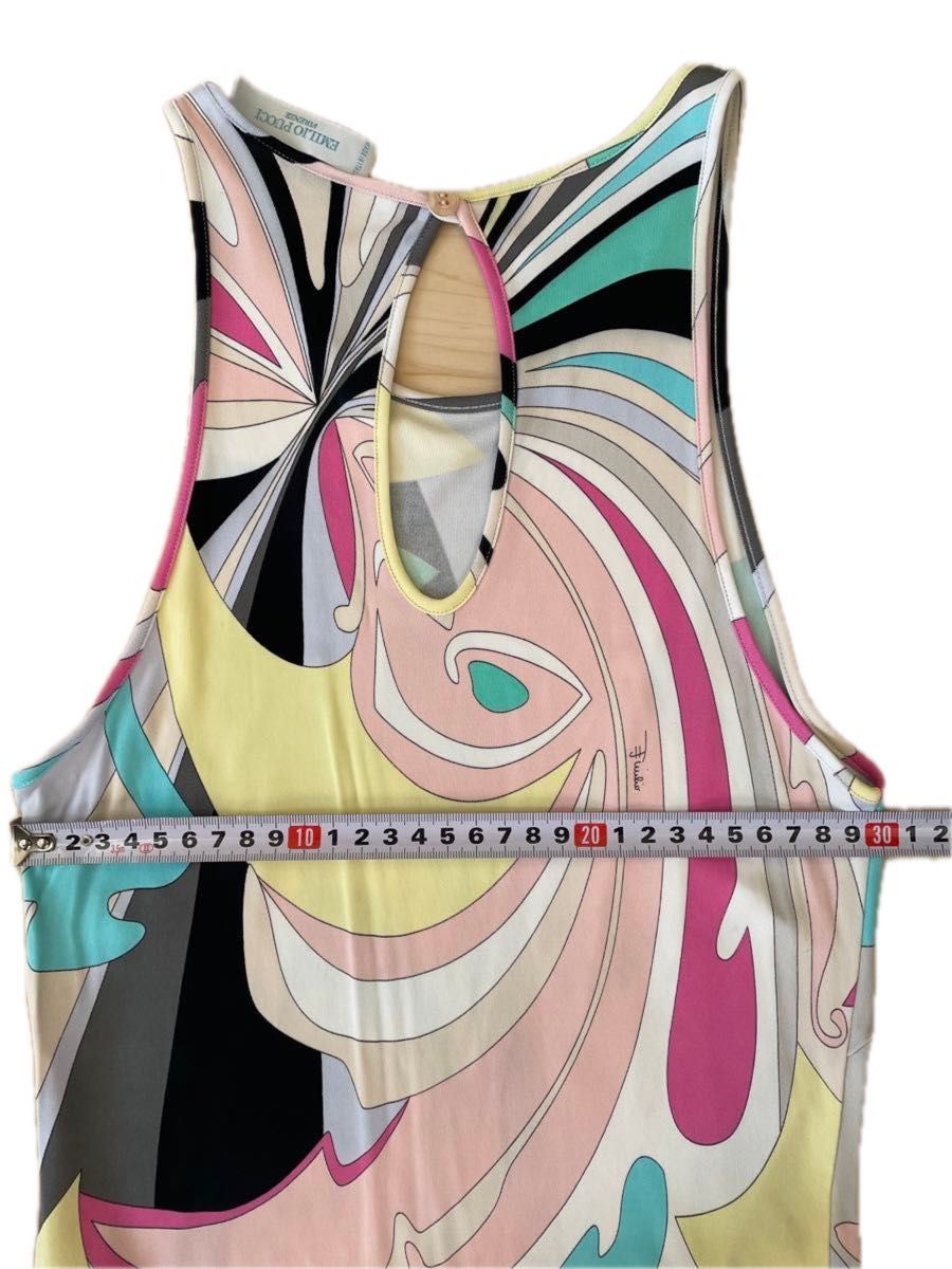 EMILIO PUCCI エミリオプッチ ワンピース ノースリーブ 34 ピンク