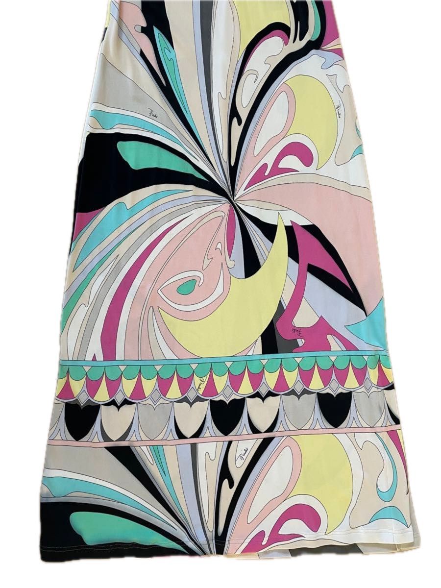 EMILIO PUCCI エミリオプッチ ワンピース ノースリーブ 34 ピンク