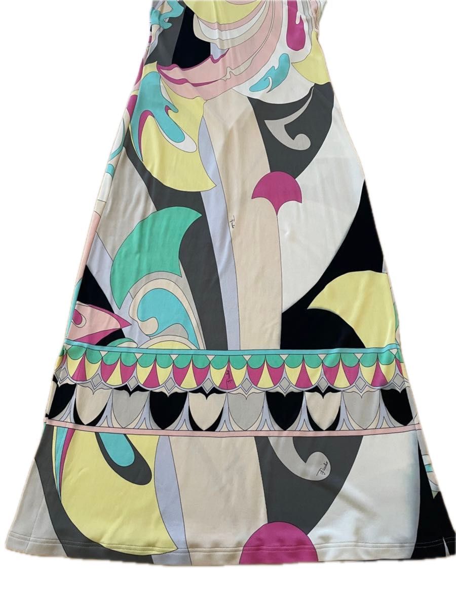 EMILIO PUCCI エミリオプッチ ワンピース ノースリーブ 34 ピンク