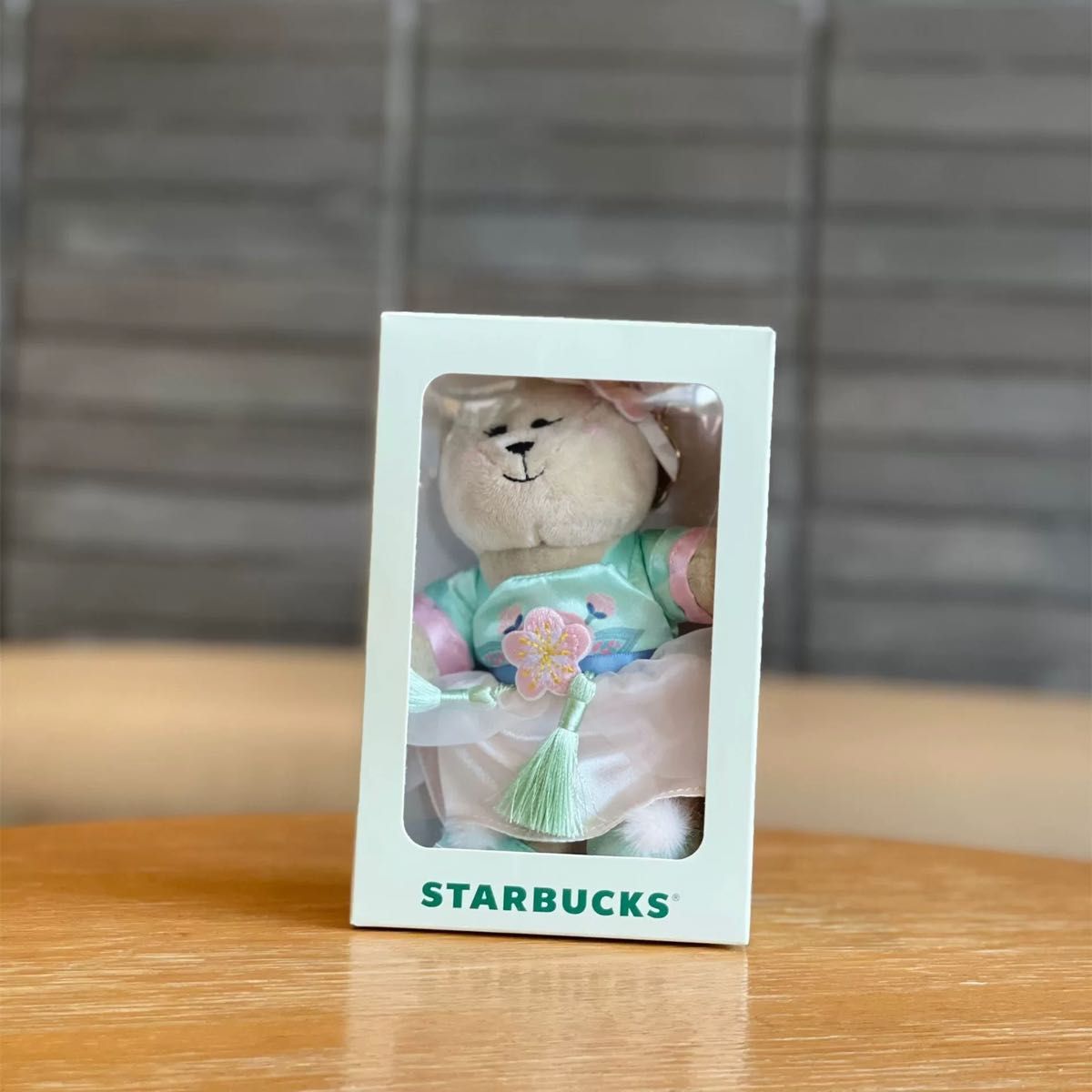 海外限定 中国 スターバックス ベアリスタ ぬいぐるみ キーチェーン