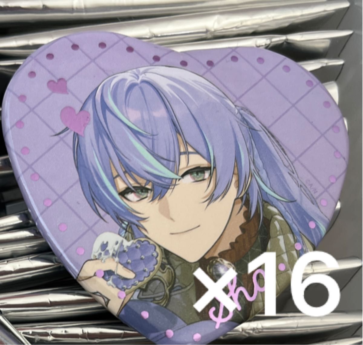 星導ショウ Valentine バレンタイン ハート缶バッジ にじさんじ｜Yahoo