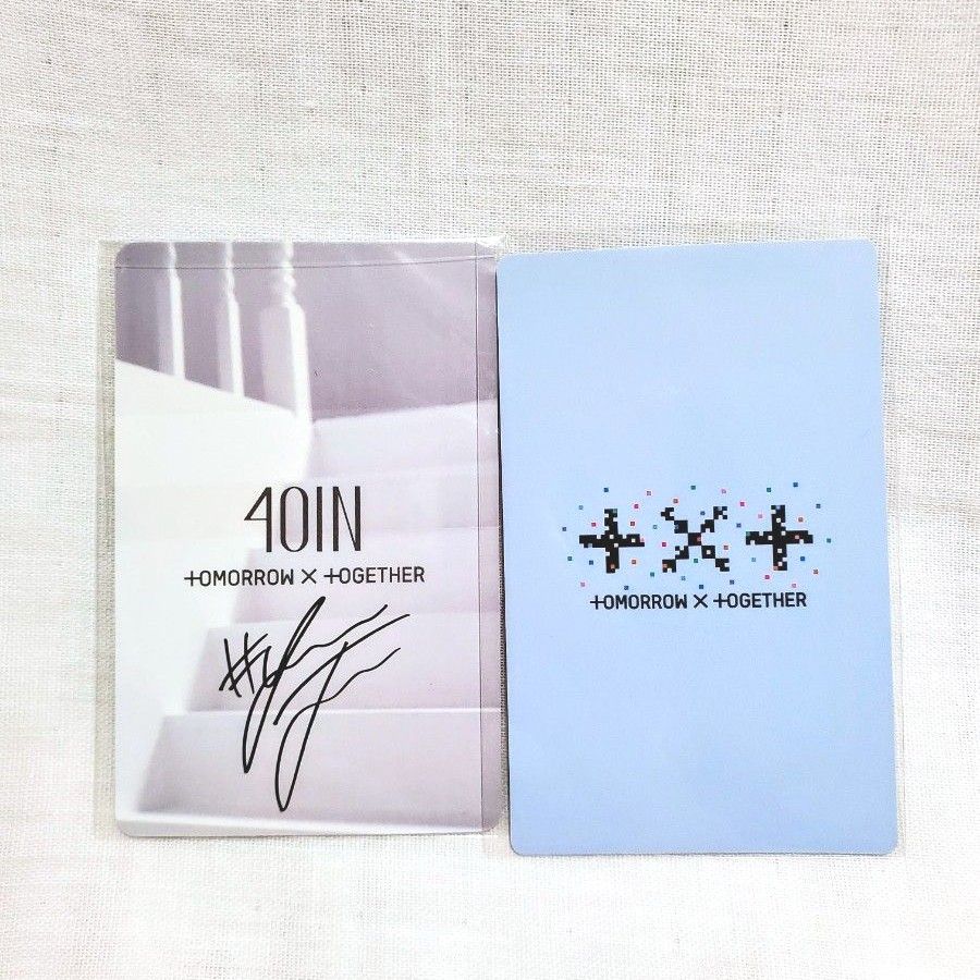 txt ヨンジュン トレカ blue hour tomorrow x together｜Yahoo!フリマ
