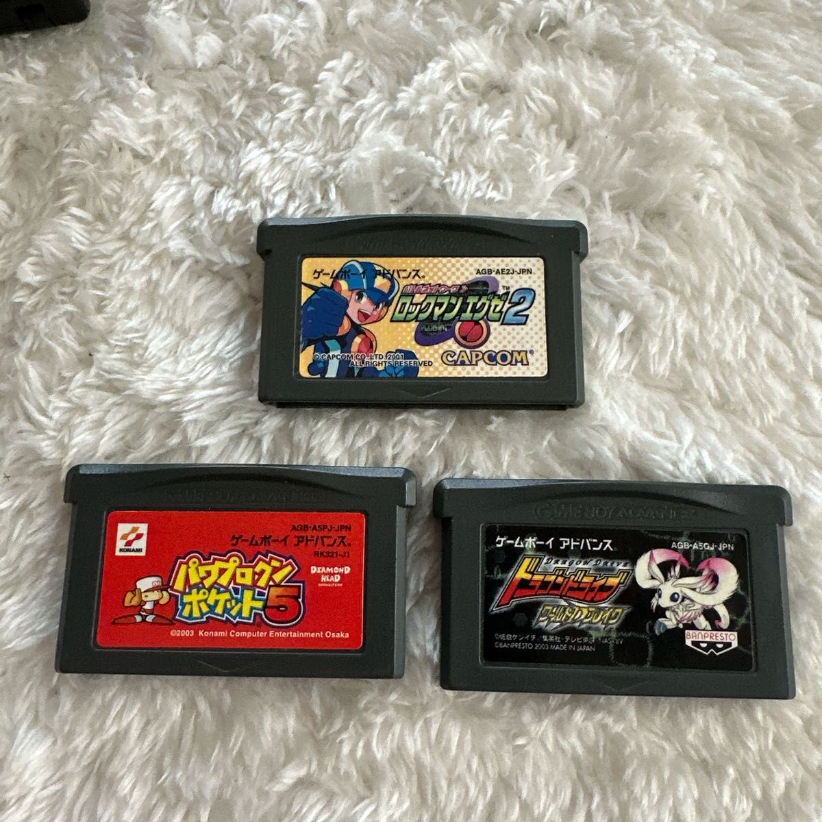 ゲームボーイアドバンスSP 本体 ブラック 純正充電器付き ソフト3本